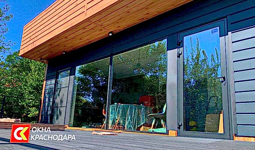 Остекление частного дома в Краснодарском крае